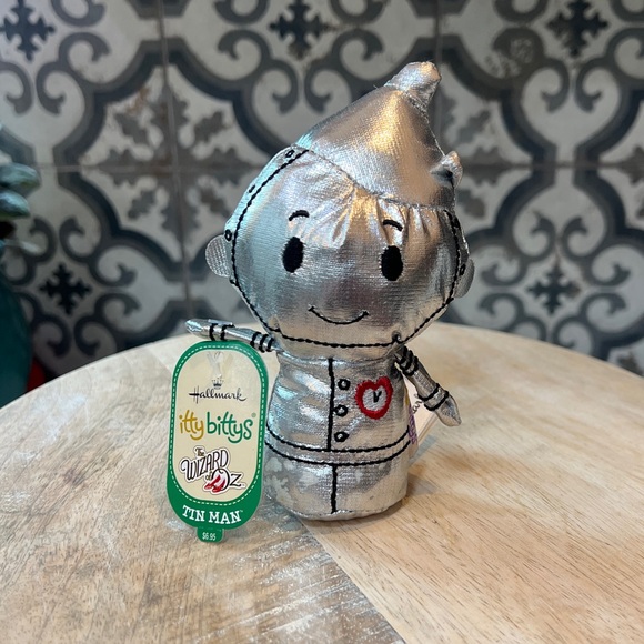 NWT-COLLECTIBLE VINTAGE TIN MAN STUFFED TOY- 4” - Picture 1 of 3